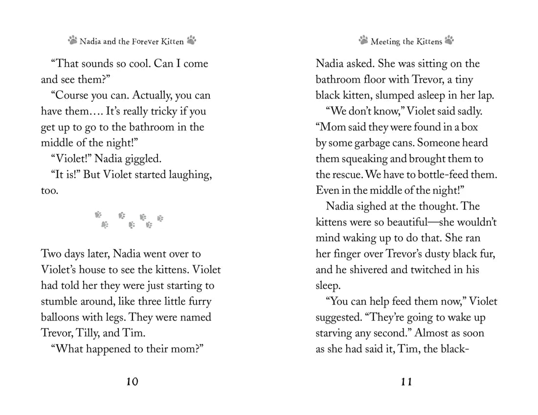 Nadia and the Forever Kitten US - Paperback / softback