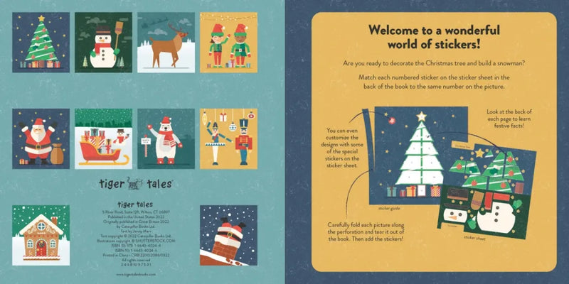 Color with Stickers: Christmas US - Paperback / softback