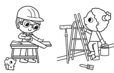My Busy Construction Coloring Book US - Paperback / softback
