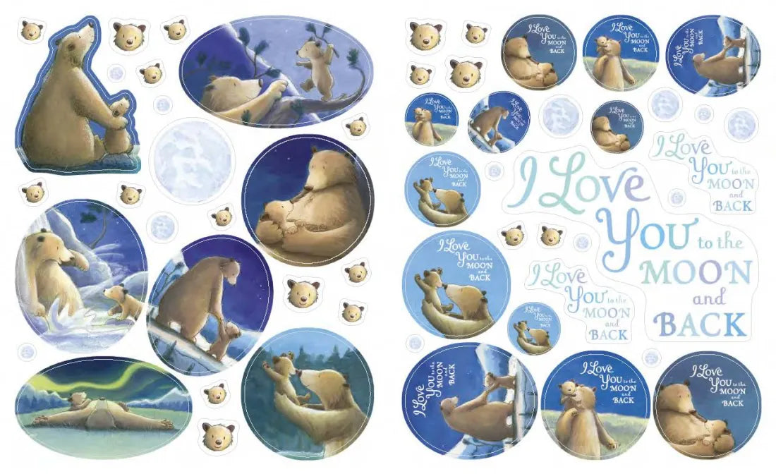I Love You to the Moon and Back Sticker Activity US - Paperback / softback