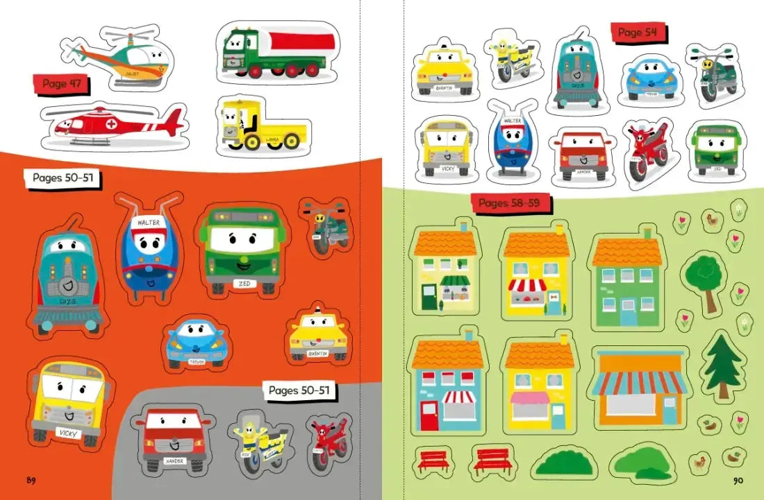 Boredom Busters: Things That Go Sticker Activity US - Paperback / softback