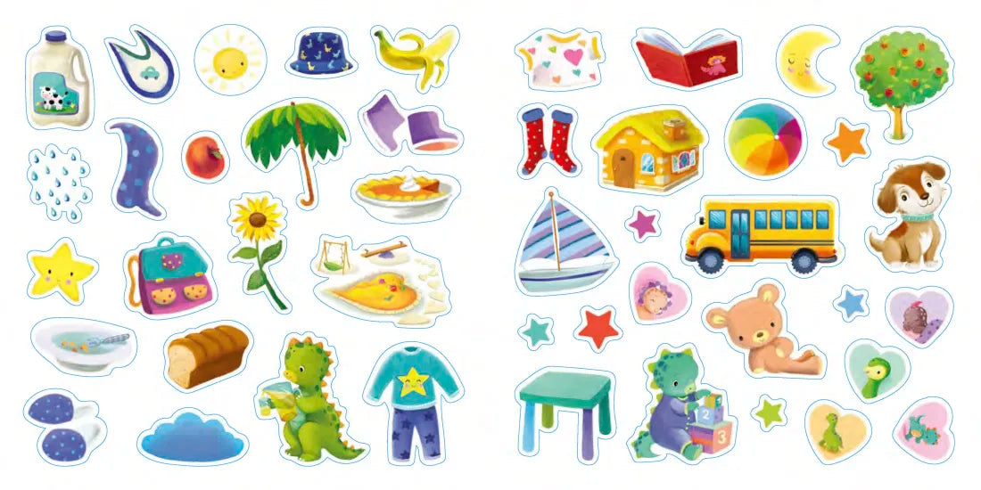 Dinosaur, Dinosaur I Can Learn 4-Book Boxed Set with Stickers US - Multiple-component retail product, boxed