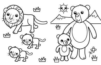 My Busy Baby Animals Coloring Book US - Paperback / softback