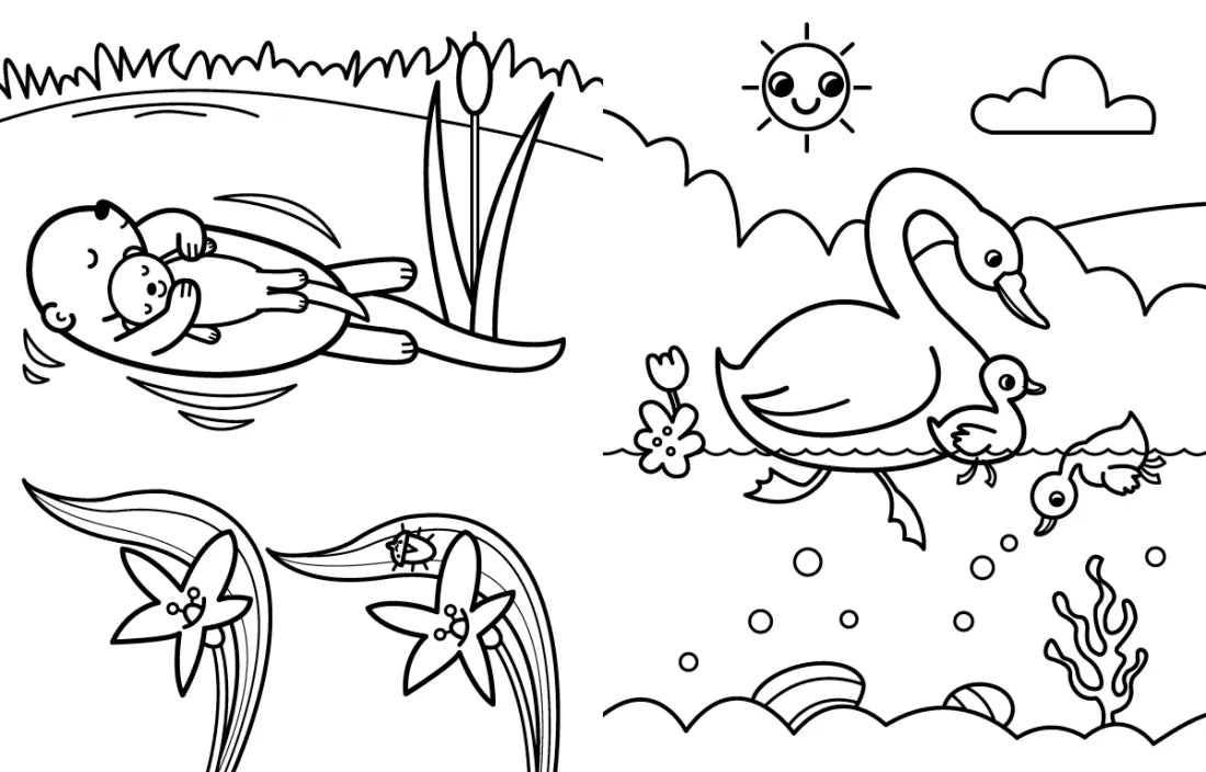 My Busy Baby Animals Coloring Book US - Paperback / softback