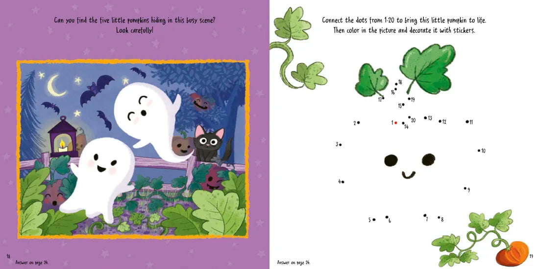 Five Little Pumpkins sticker activity book US - Paperback / softback