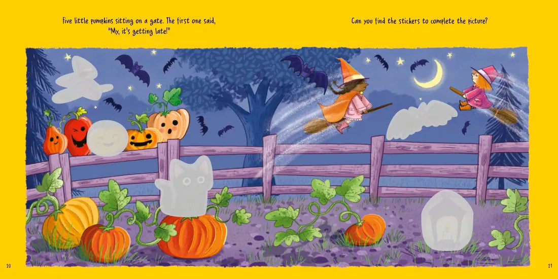 Five Little Pumpkins sticker activity book US - Paperback / softback