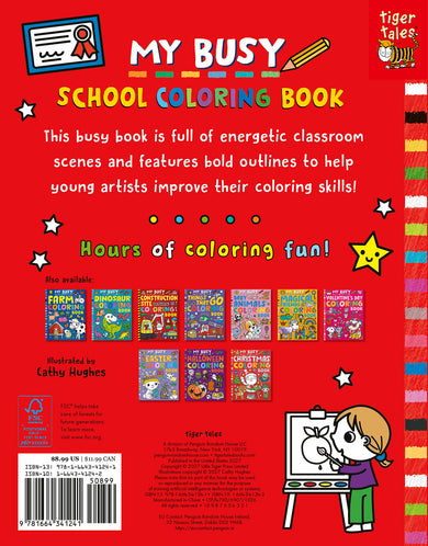 My Busy School Coloring Book interior 6 (ISBN 9781664341241)