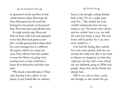 The Firefighter's Kitten interior 4 (ISBN 9781664341289)