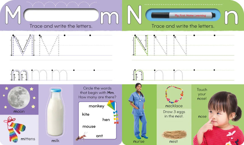 My First Wipe-Clean ABC 123 US - Board book