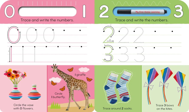 My First Wipe-Clean ABC 123 US - Board book