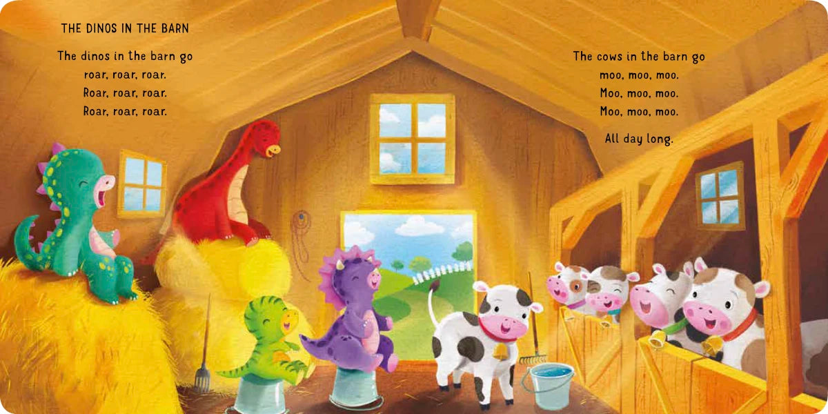 Dinosaur, Dinosaur Had a Farm US - Board book