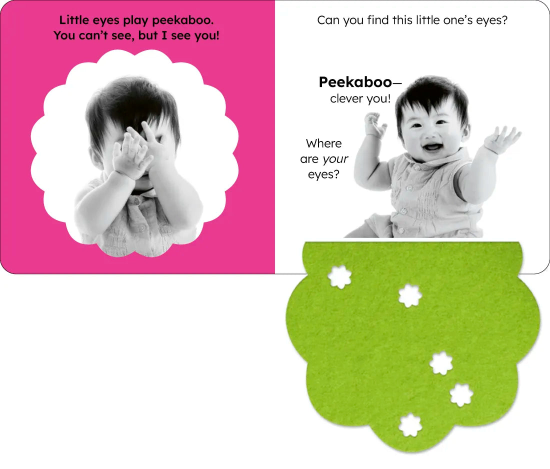 Eyes, Ears, Nose, and Toes - Little Peekaboos US - Board book