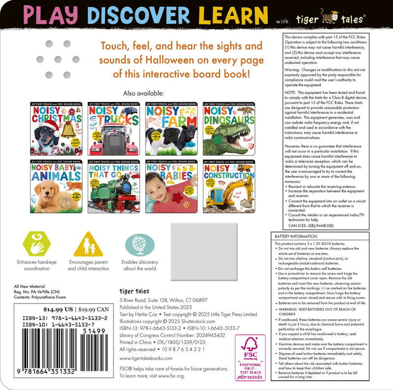 Noisy Halloween US - Board book