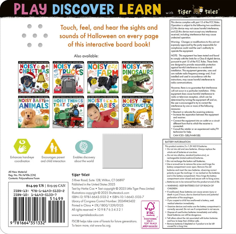 Noisy Halloween US - Board book