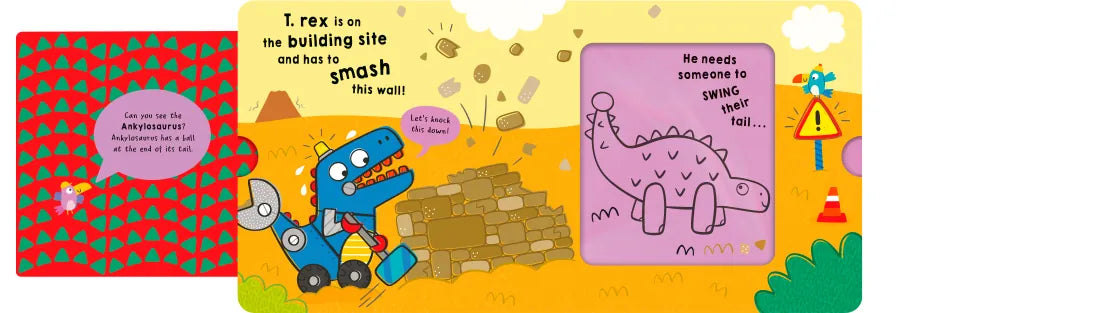 Busy Builders: Dinos at Work US - Board book