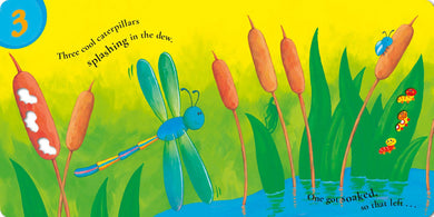 Ten Wriggly Wiggly Caterpillars US - Board book