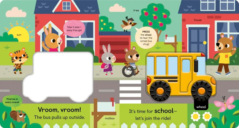 Noisy School Bus US - Board book