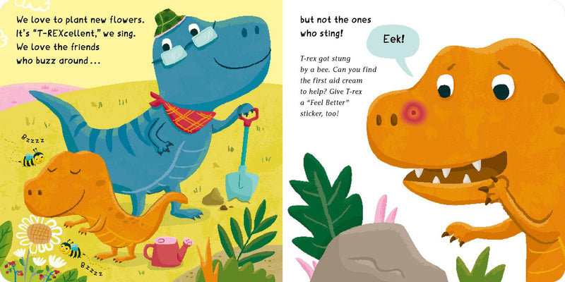 Little Dino Boo-Boos! US - Board book