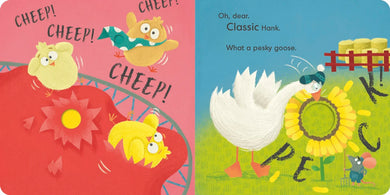 Hank Goes Peck US - Board book