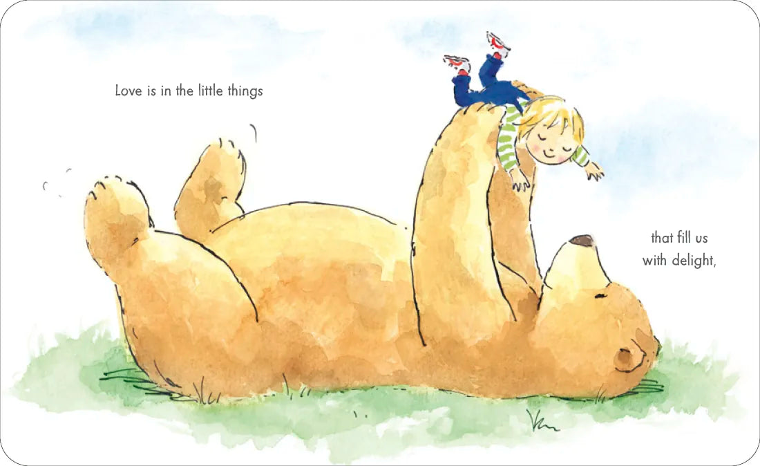 Love is in the Little Things US - Board book