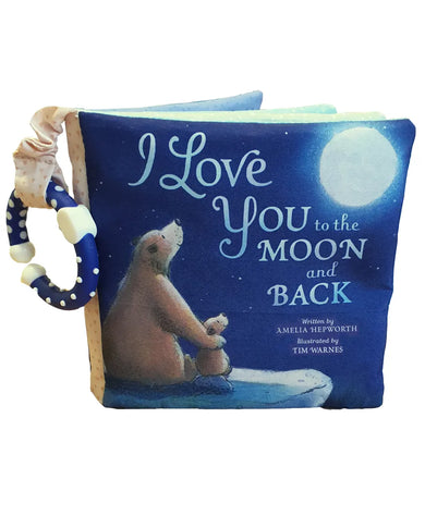 I Love You to the Moon and Back Cloth Book US - Rag book