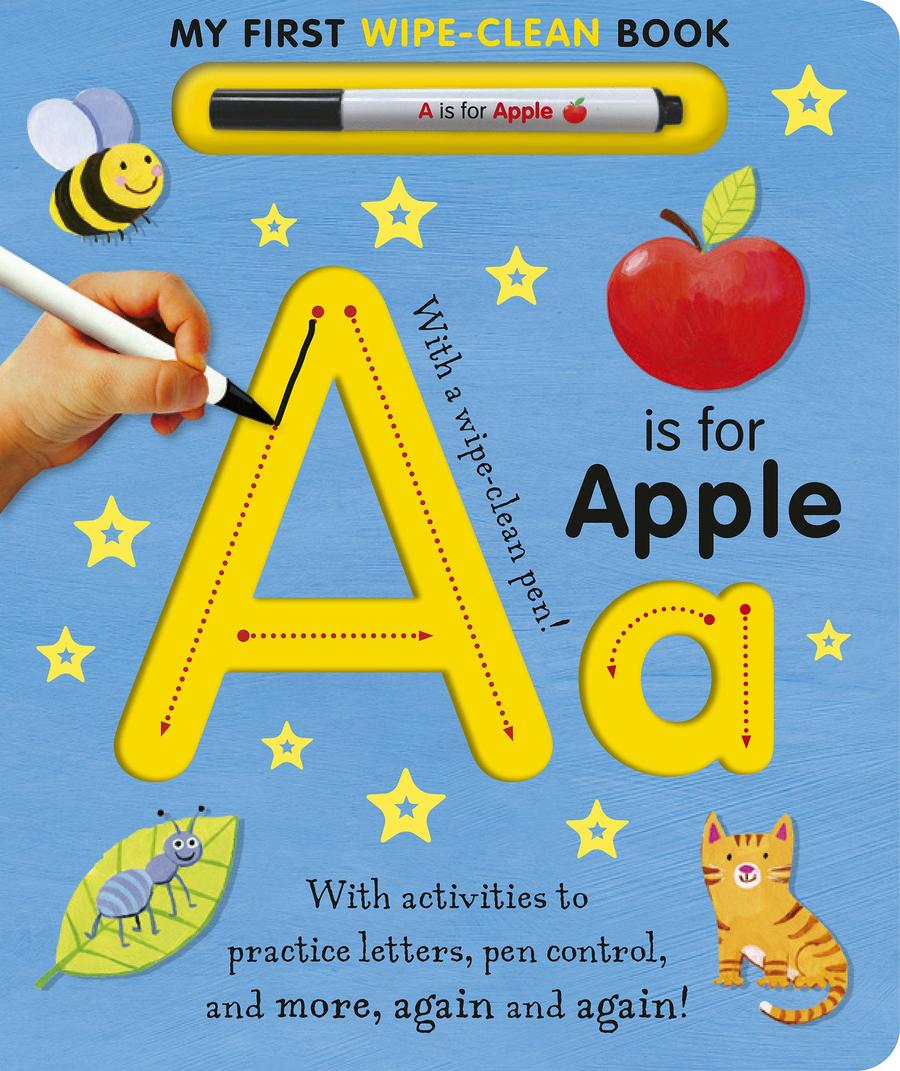 A is for Apple Wipe-Clean-Children’s / Teenage fiction: General and modern fiction-買書書 BuyBookBook