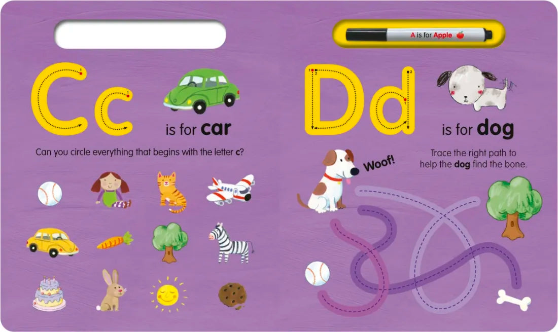 A is for Apple Wipe-Clean US - Board book