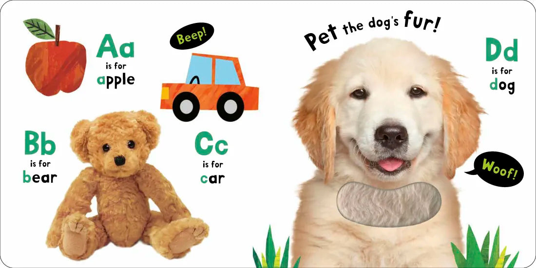 A to Z: My First Touch and Explore US - Board book