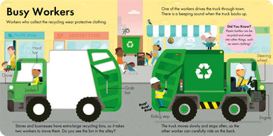 How It Works: Recycling Truck US - Board book