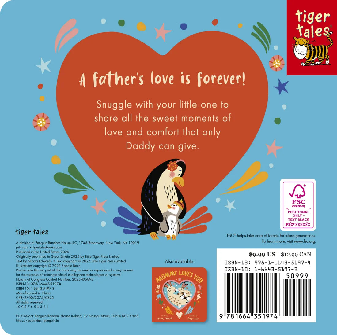 Daddy Loves You US - Board book