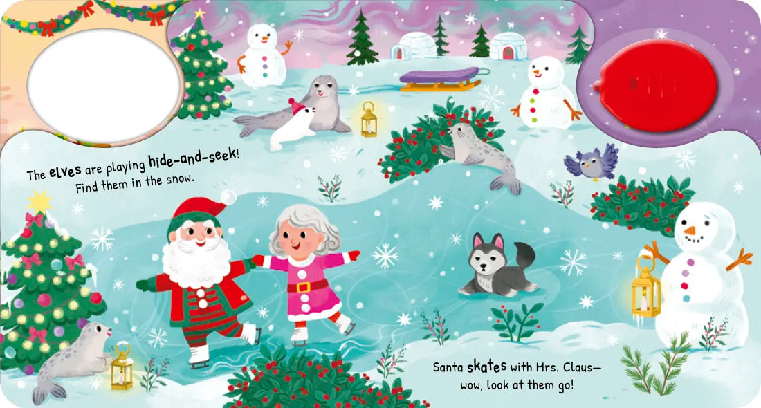 Magic Flashlight: Santa Surprise US - Board book
