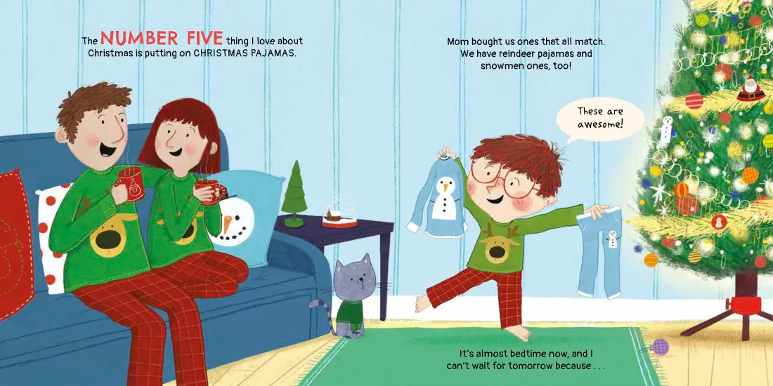 10 Things I Love About Christmas US - Hardback