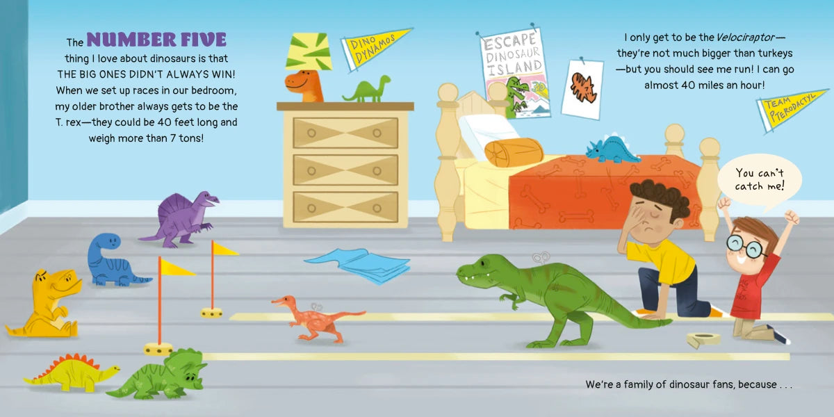 10 Things I Love About Dinosaurs US - Hardback