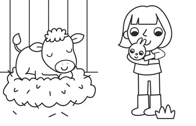 My Busy Farm Coloring Book US - Paperback / softback
