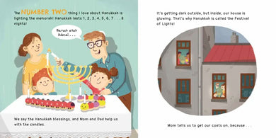 10 Things I Love About Hanukkah US - Hardback