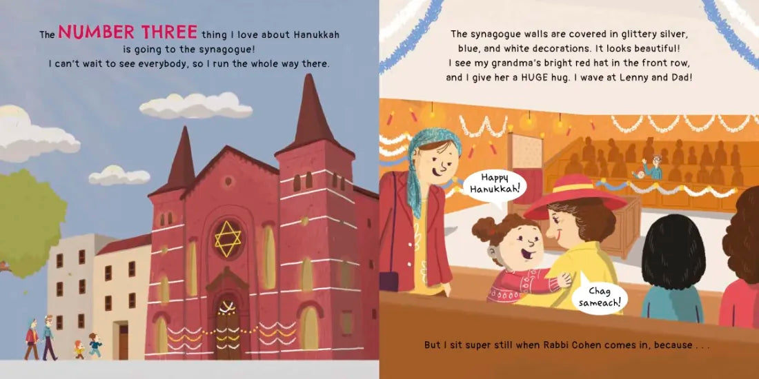 10 Things I Love About Hanukkah US - Hardback