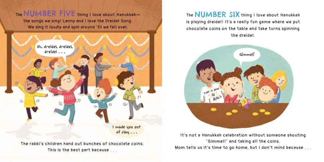 10 Things I Love About Hanukkah US - Hardback