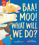 Baa! Moo! What Will We Do?-Children’s / Teenage fiction: General and modern fiction-買書書 BuyBookBook