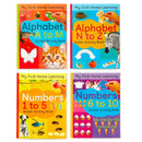 Alphabet and Numbers: 4 Activity Book Boxed Set with Stickers US - Multiple-component retail product, boxed