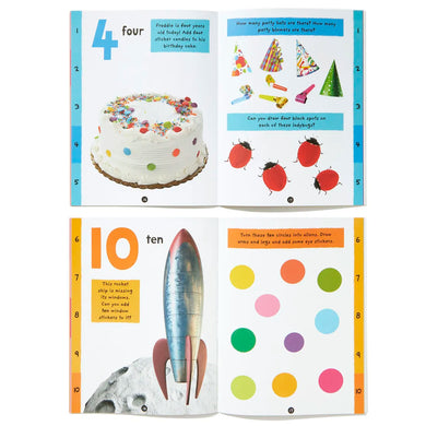 Alphabet and Numbers: 4 Activity Book Boxed Set with Stickers US - Multiple-component retail product, boxed