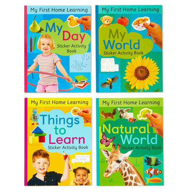 First Words and More: 4 Activity Book Boxed Set with Stickers US - Multiple-component retail product, boxed