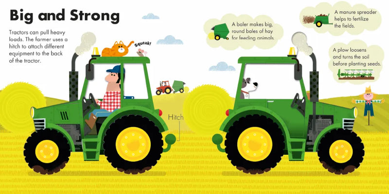 How It Works: Tractor US - Board book