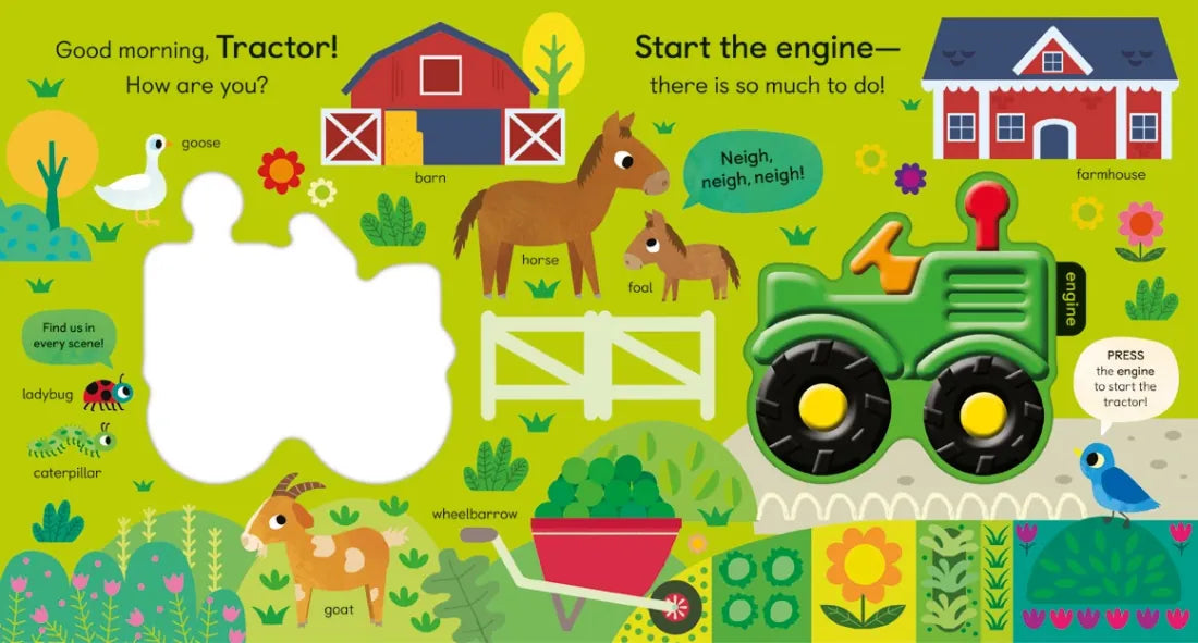 Noisy Tractor US - Board book