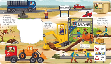 What Can You See? On a Construction Site US - Board book