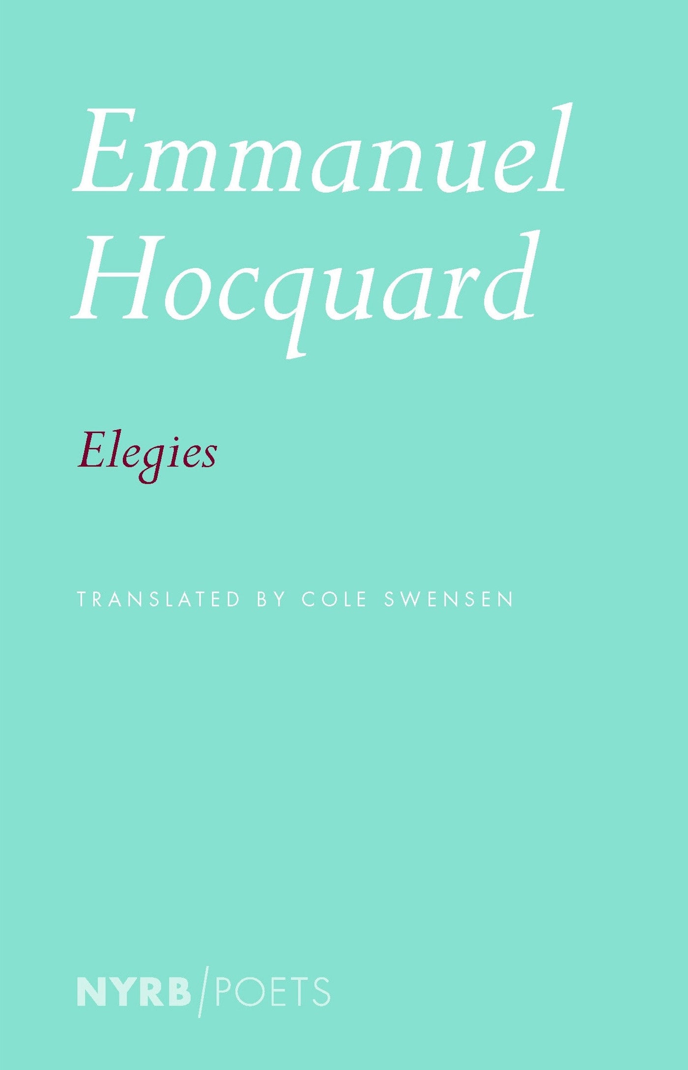 Elegies-Poetry-買書書 BuyBookBook