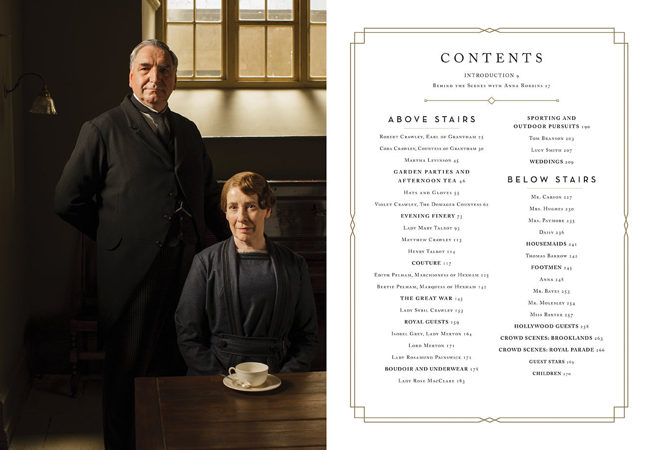 Costumes of Downton Abbey inside page 1