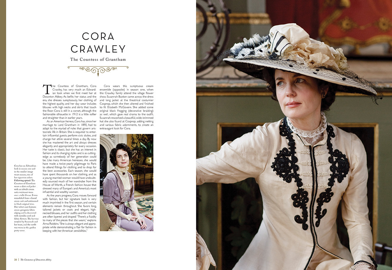 Costumes of Downton Abbey inside page 3