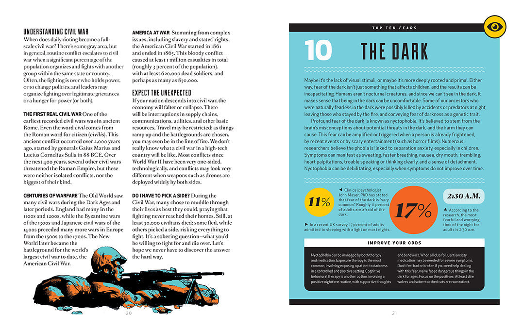 Beat the Odds Survival Manual inside page 2