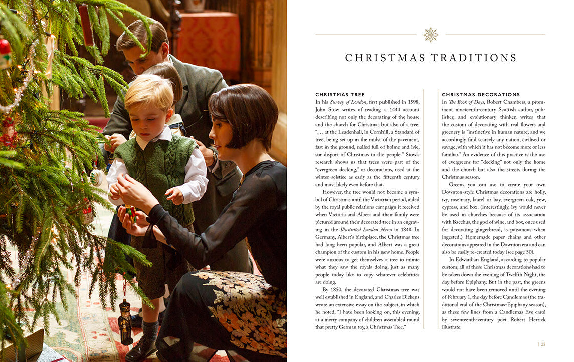 Official Downton Abbey Christmas Cookbook inside page 4