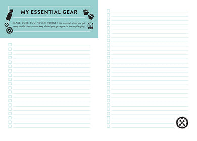 Cyclist's Journal inside page 4